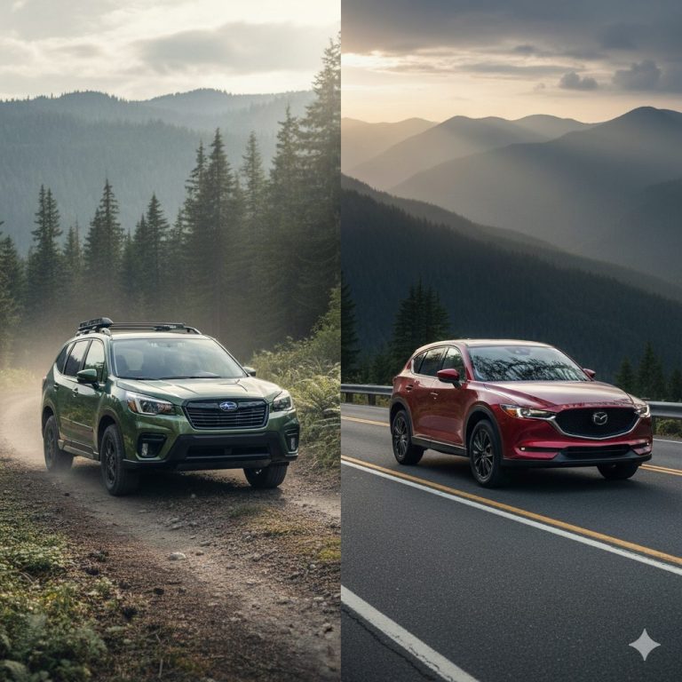 Battle of the Crossovers: Subaru Forester vs. Mazda CX-5 (2025 Edition)