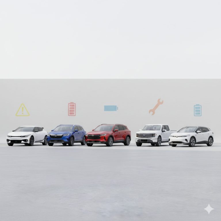 11 Electric Cars With the Worst Reliability Scores