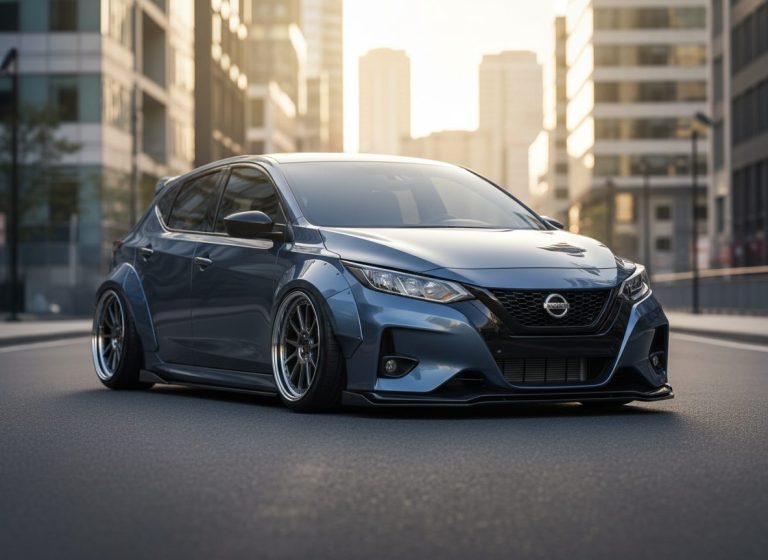 Nissan Turned a Hybrid Hatchback Into a Widebody Version and Production Might Follow