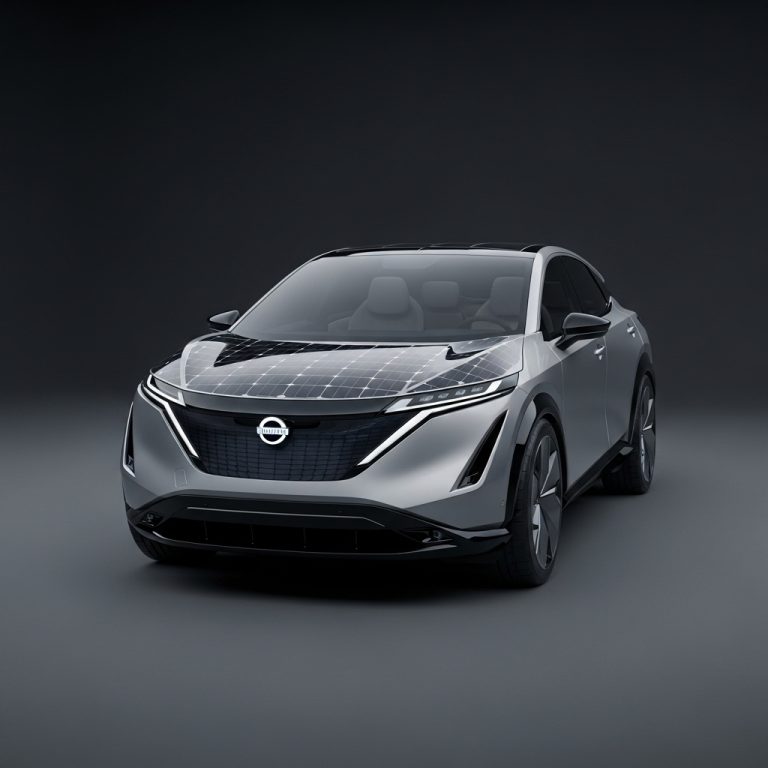 Nissan unveils Ariya concept with solar panels built into the body