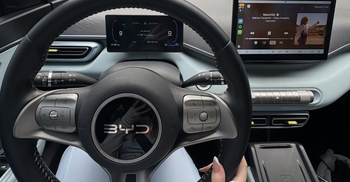 Byd driving dream car by St phanie Souza