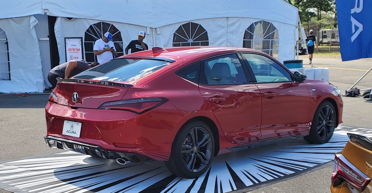 Acura Integra DE4 on display at Watkins Glen International
