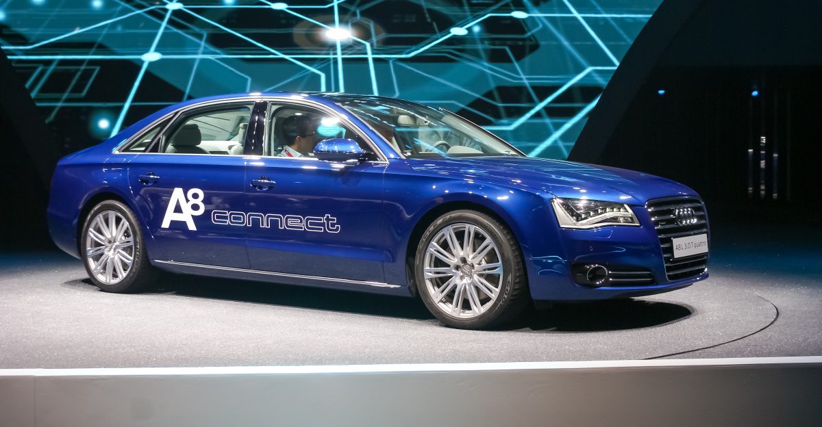 Audi A8 L 3 0 T quattro A8 Connect demonstrator at IAA 2011 Frankfurt