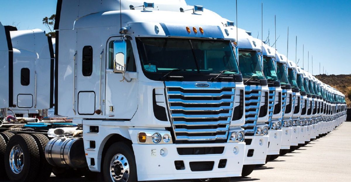 Trucking by Mike Normandin