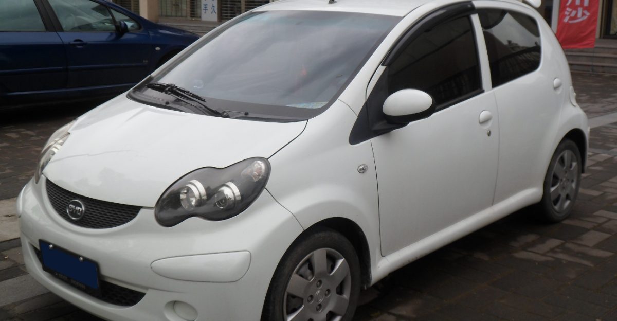 BYD F0 photographed in Shanghai China