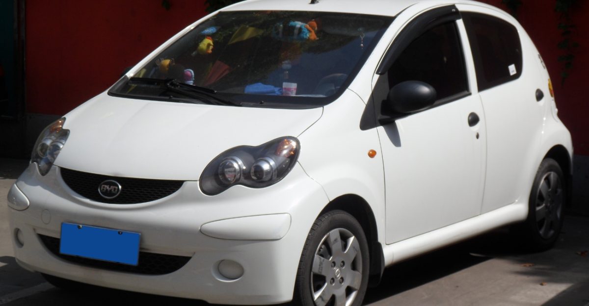 BYD F0 photographed in Shanghai China