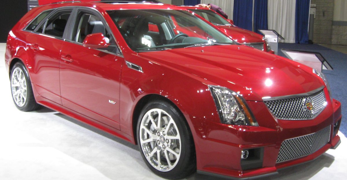 Cadillac CTS-V photographed at the 2011 Washington D C Auto Show