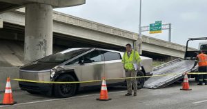 Tesla Sued After Cybertruck Autopilot Drives Into Overpass With Family Inside