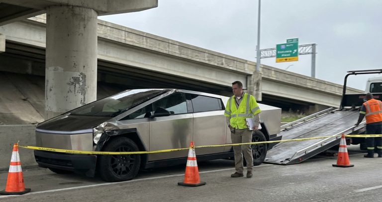 Tesla Sued After Cybertruck Autopilot Drives Into Overpass With Family Inside