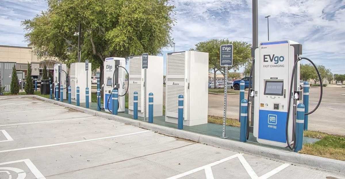 GM and EVgo plan more flagship EV charging locations that look like gas stations by Drea Spring