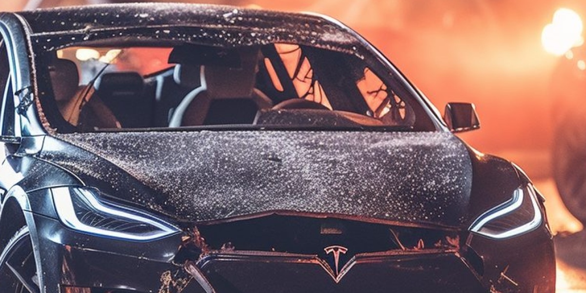 Tesla accident by Emma Persitzky