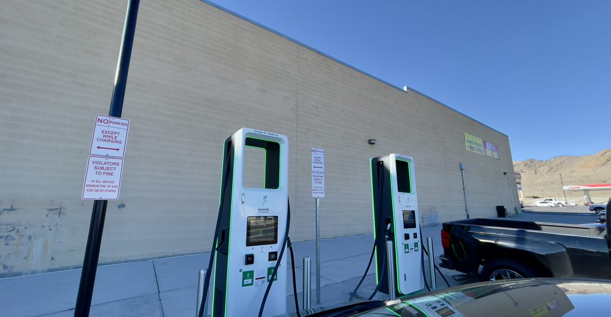 Electrify America EV charger in Nevada