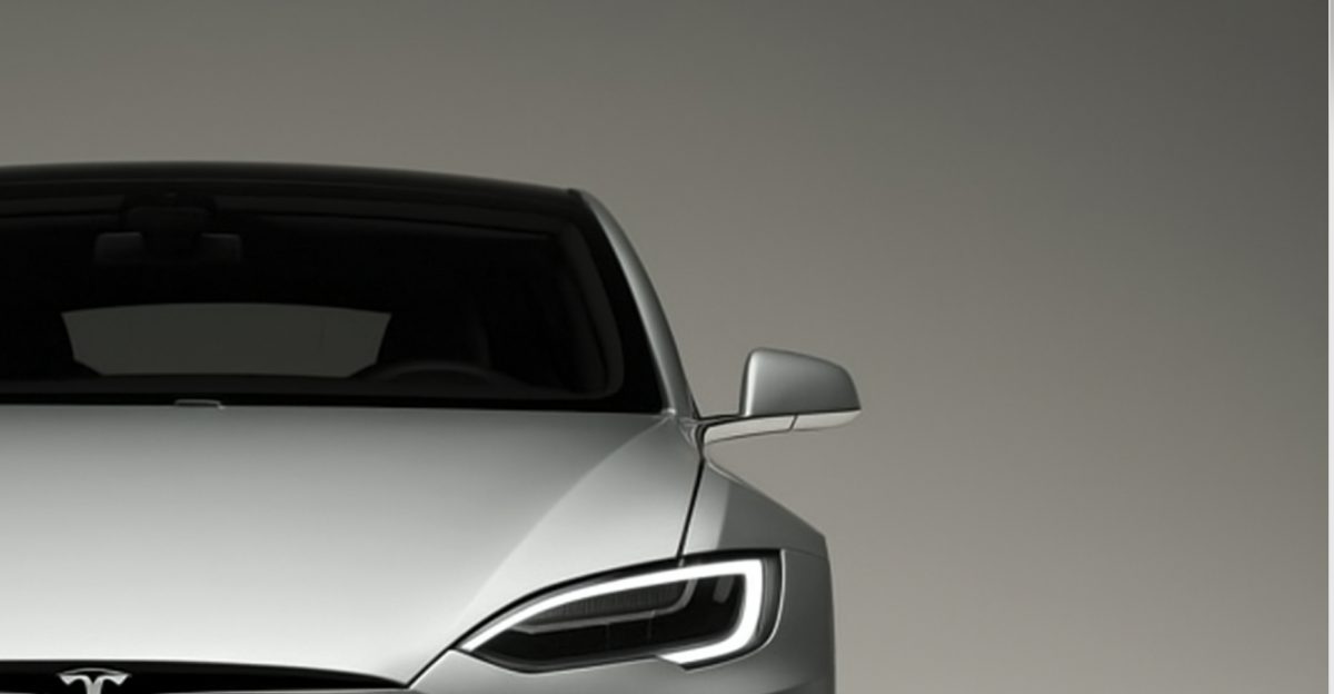 Tesla Model S in Studio Lighting - Minimalist Elegance Meets Electric Power by Juliet C
