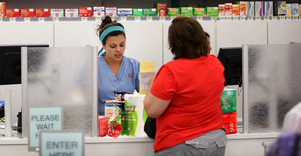 Walgreens Customer Really Pushing It With Amount Of Non-Medical Stuff She s Bringing To Pharmacy Counter by Christopher Holland