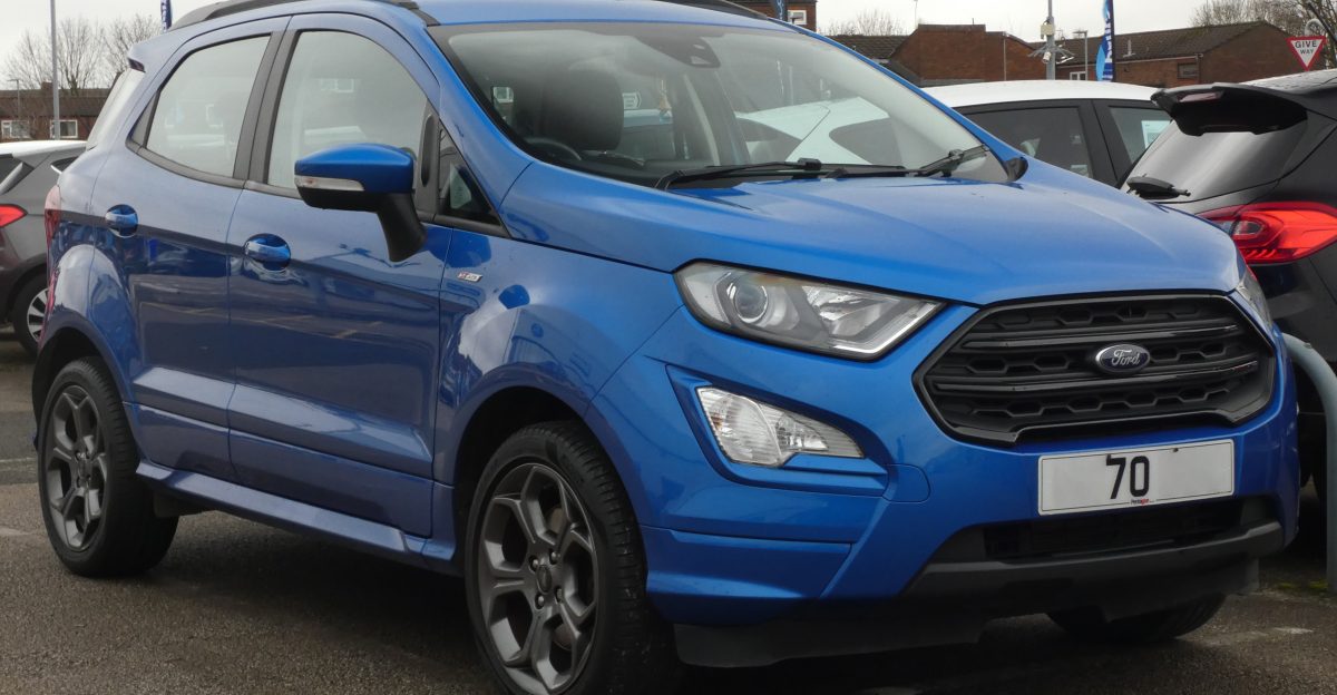 Ford EcoSport ST-Line EcoBoost - 998cc 1 0 125PS Petrol - Desert Island Blue