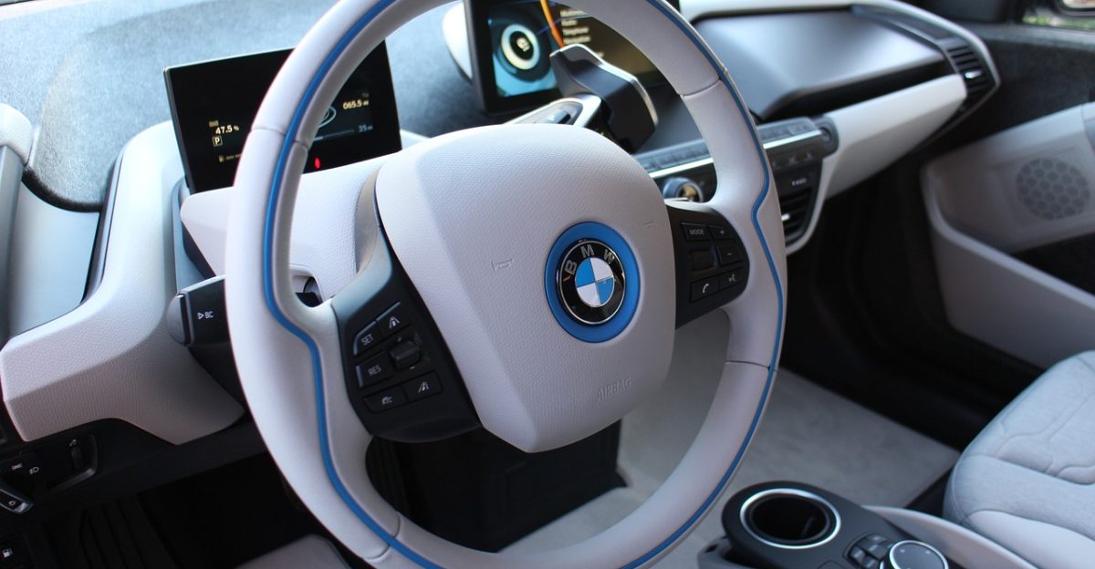 bmw bmwi3 car wallpapers i3 car automobile ev electric sedan interior blue car blue interior