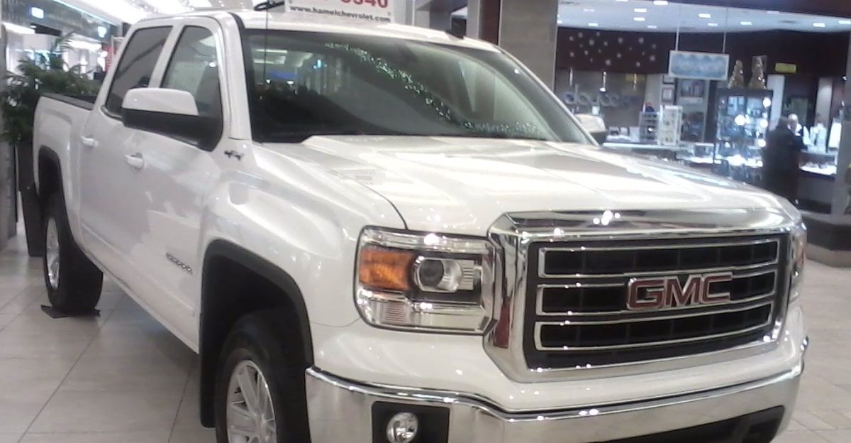 GMC Sierra 1500 photographed in Montreal Quebec Canada at Galeries D Anjou