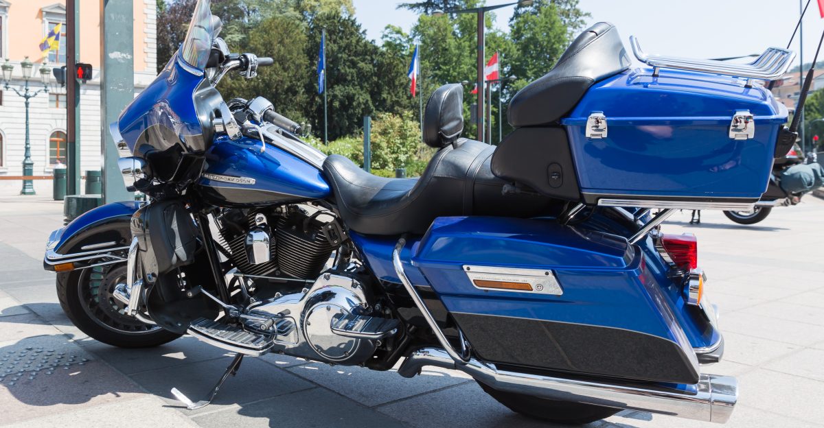 Harley-Davidson Electra Glide in Annecy France