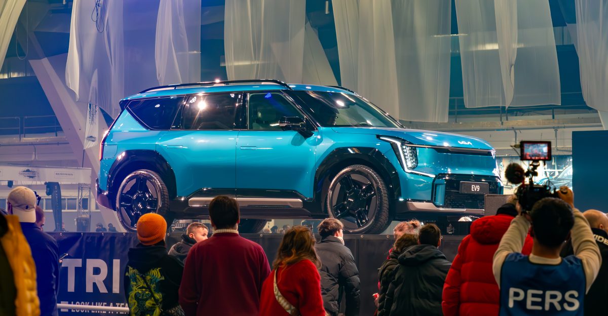 Kia EV9 at Brussels Auto Show 2024