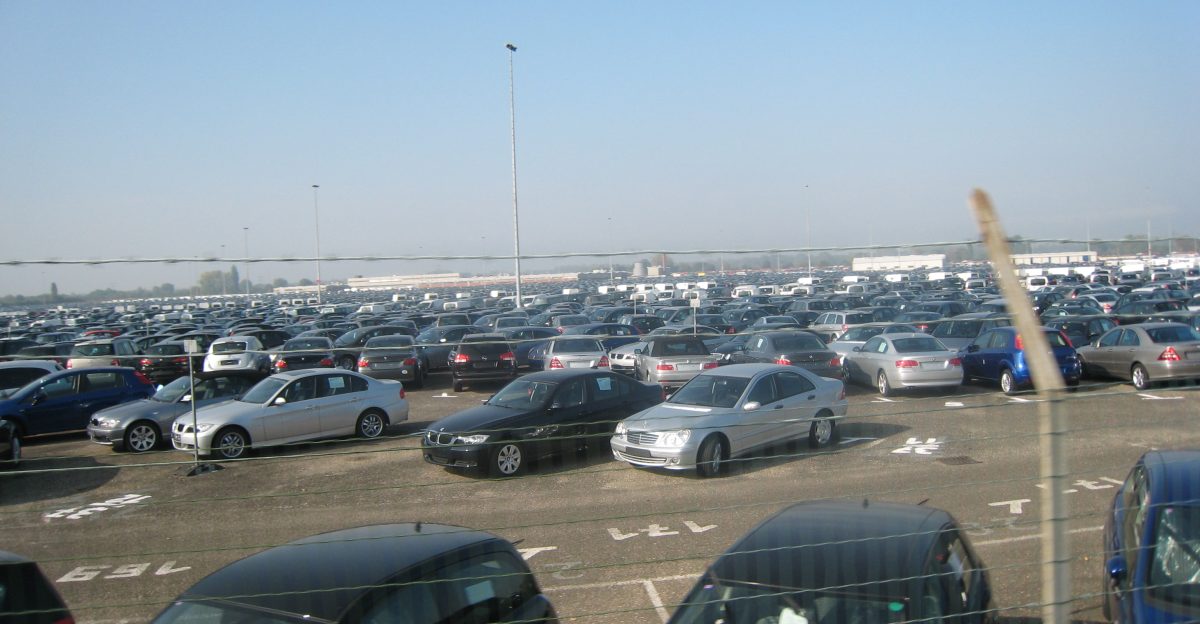 Kippenheim vehicles logistics giant parking lot