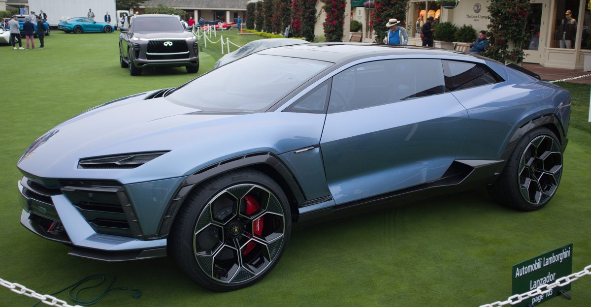 Lamborghini Lanzador Concept on display at the 2023 Pebble Beach Concours d Elegance
