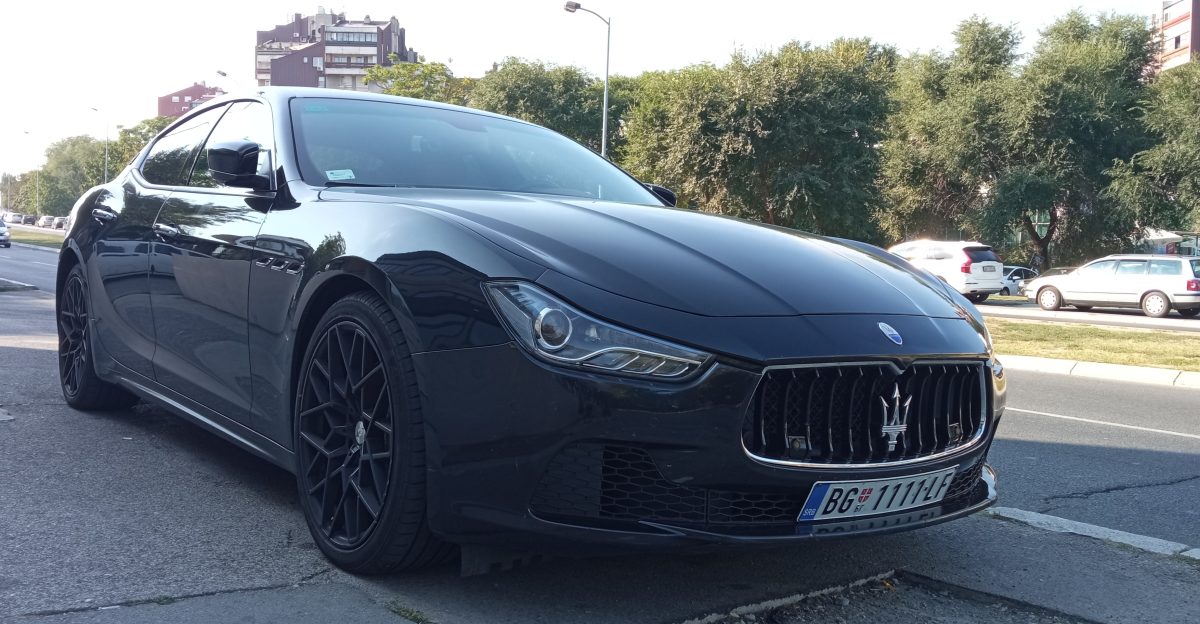 Black Maserati Ghibli