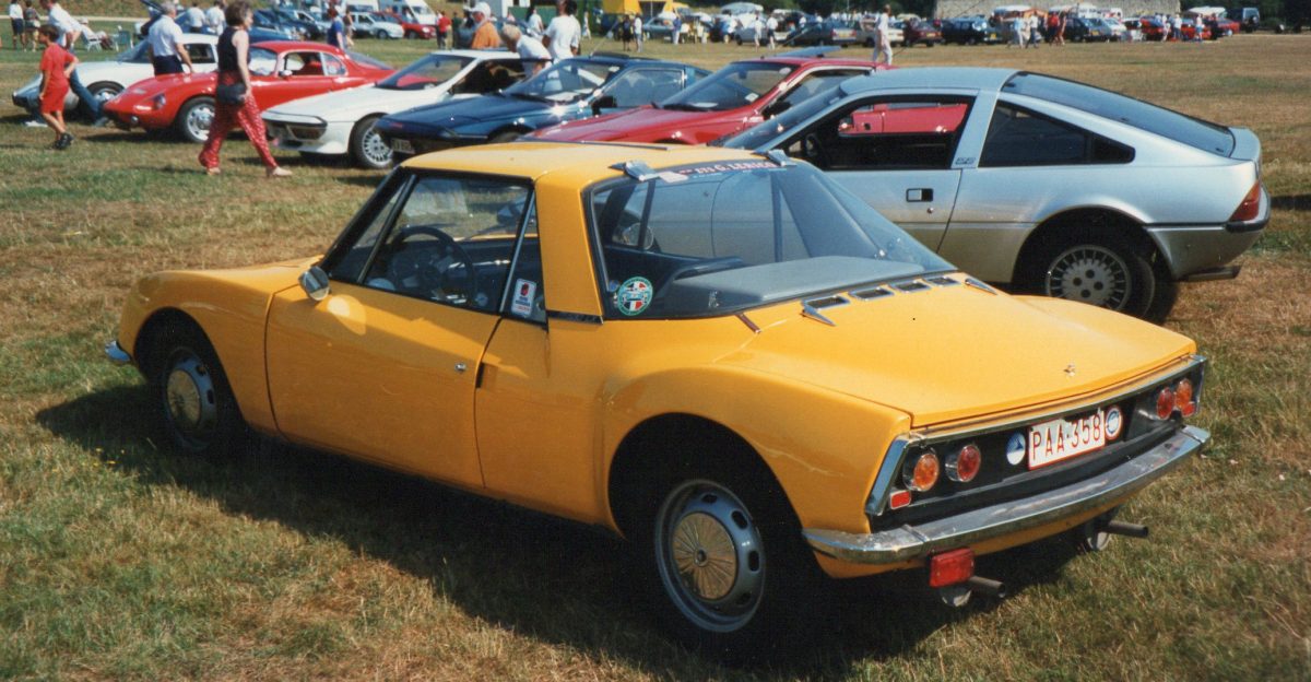 Ford Taunus V4 mid-engine power highly distinctive styling by a sculpter
