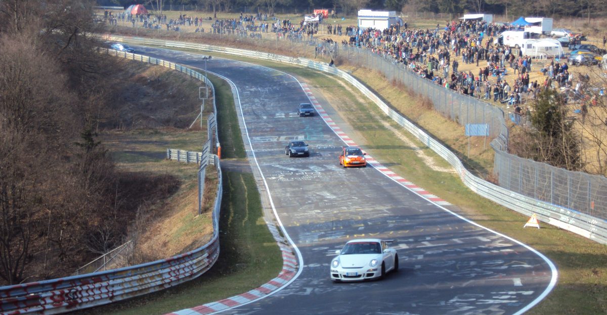 Streckenabschnitt Br nnchen der N rburgring-Nordschleife