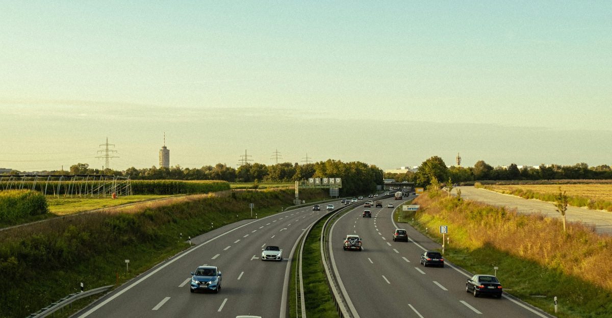 Cars on Highway at Daytime Free Stock Photo