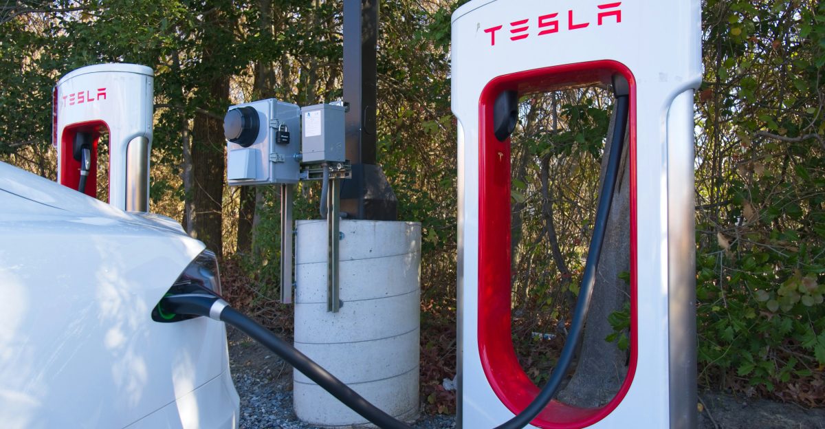a red and white gas pump