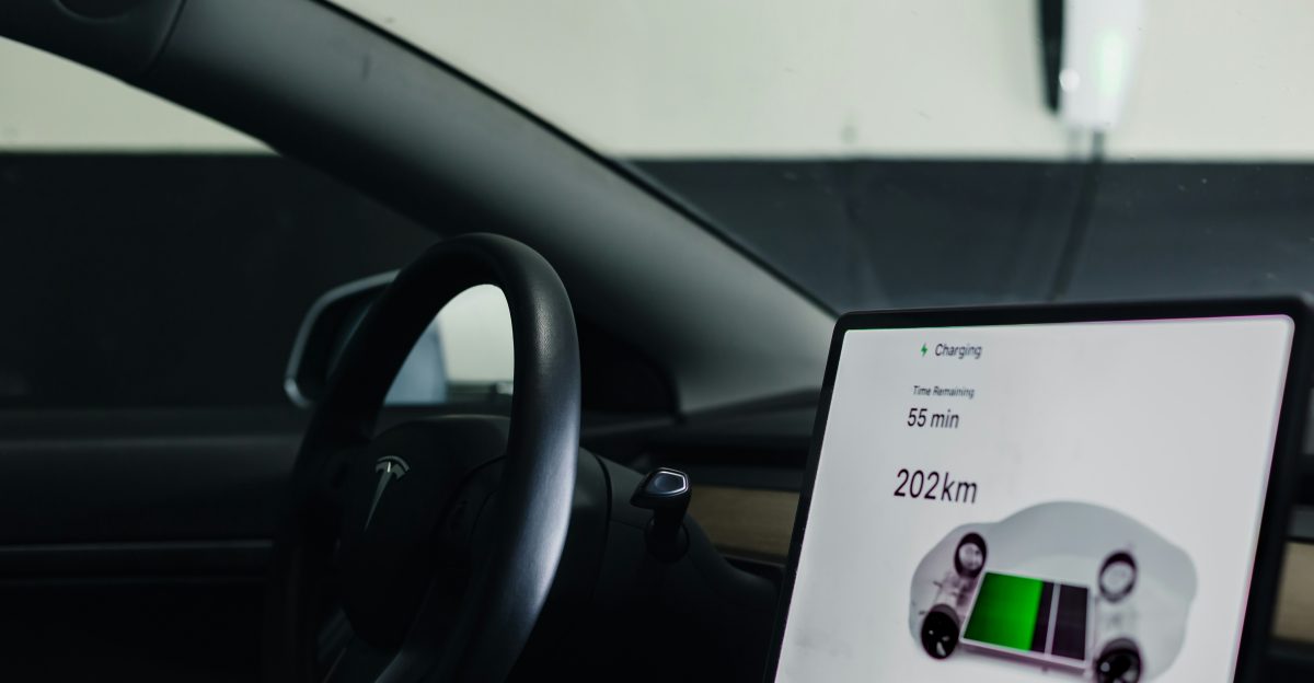 a picture of a car dashboard with a display on the dashboard