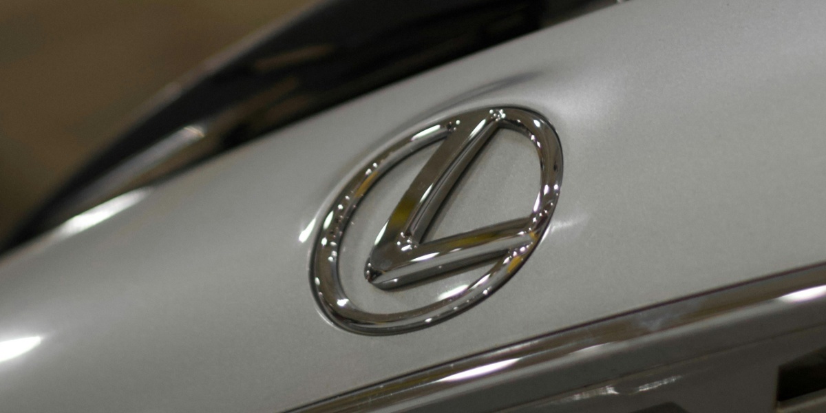 a close up of a license plate on a car