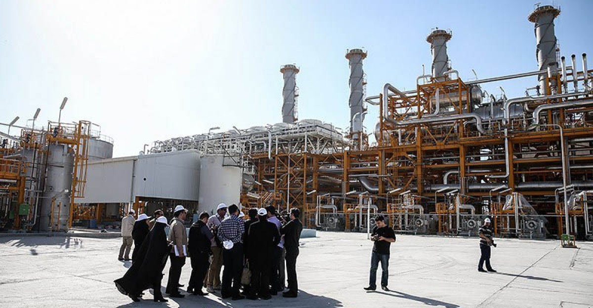 South Pars Onshore Facilities near Asaluyeh City