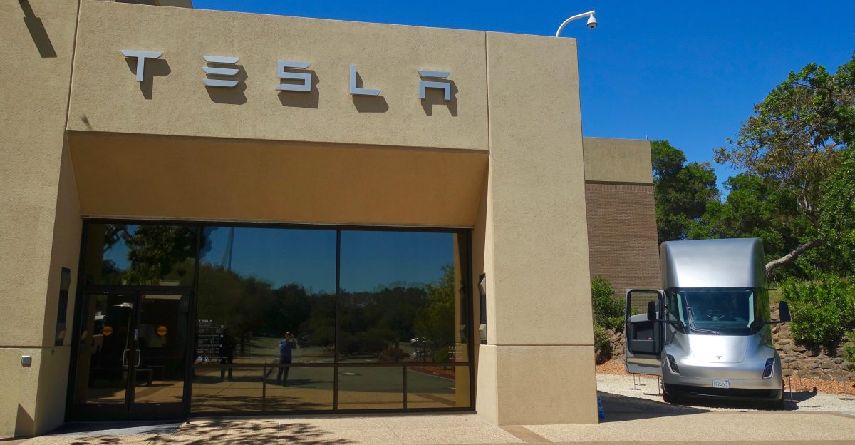 Tesla Semi at Tesla HQs