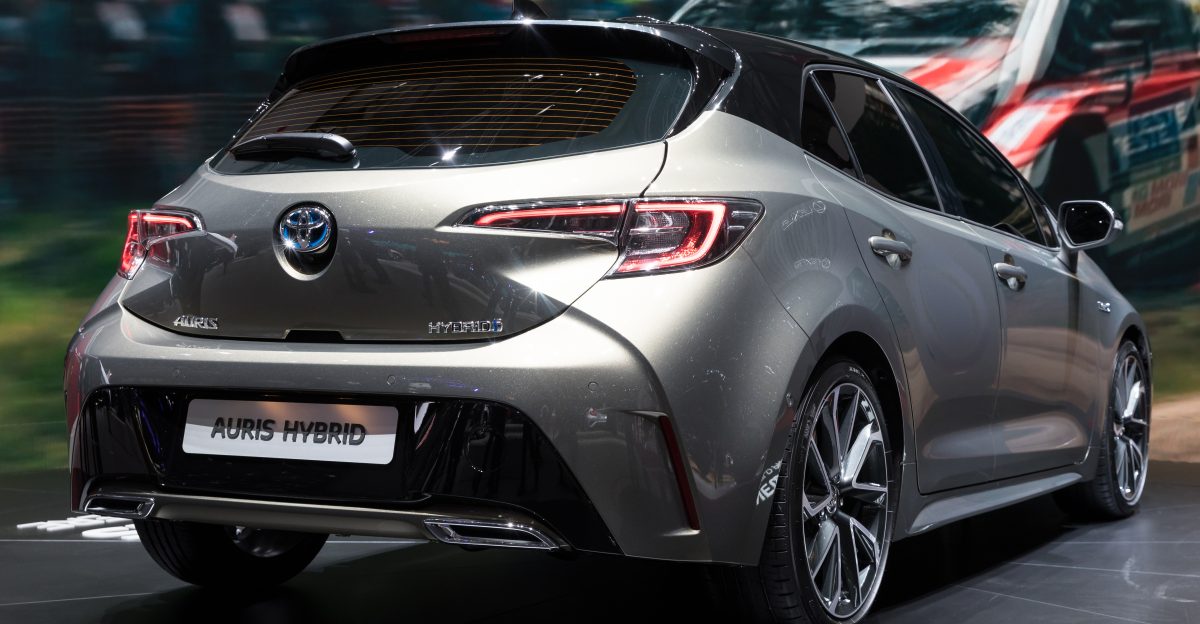 Toyota Auris Hybrid E210 prototype at Geneva International Motor Show 2018