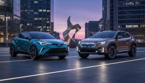2026 Toyota C HR EV and 2026 Subaru Uncharted Face Off in a Compact Electric SUV Comparison