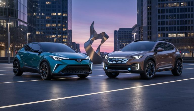 2026 Toyota C HR EV and 2026 Subaru Uncharted Face Off in a Compact Electric SUV Comparison