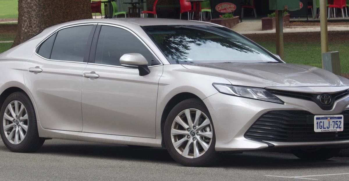 Toyota Camry ASV70R Ascent sedan Photographed in Fremantle Western Australia Australia Built in Thailand