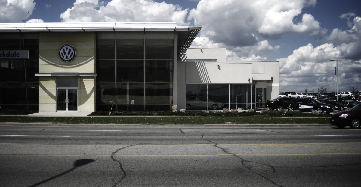 Volkswagen automobile dealership in the Downsview area of Toronto Ontario Canada