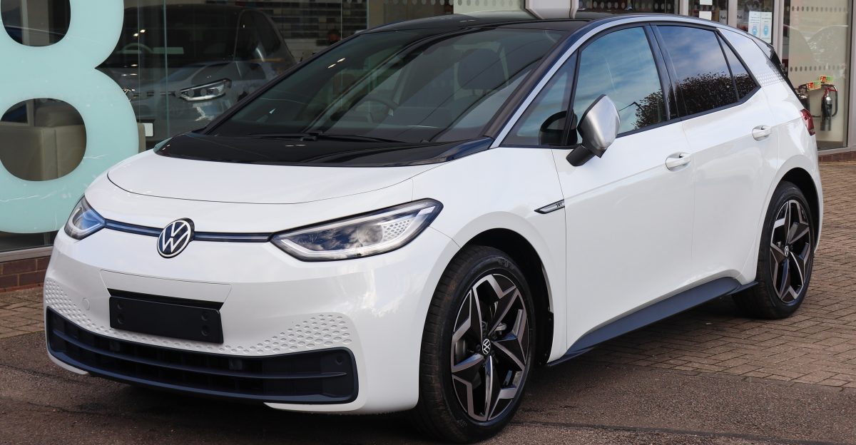 Volkswagen ID 3 1st Front Taken in Leamington Spa