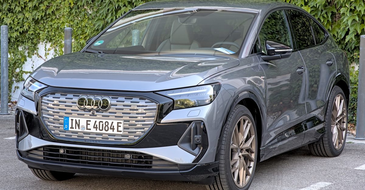 Audi Q4 Sportback e-tron at IAA 2021