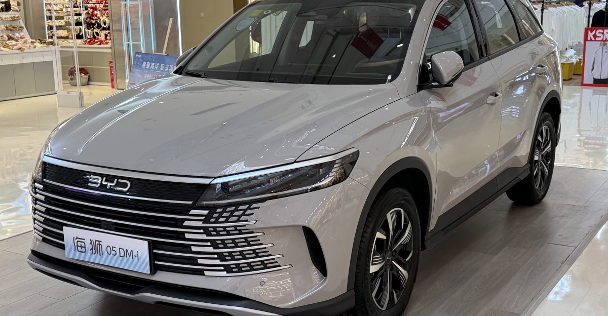 BYD Sealion 05 DM-i photographed in Sanming Fujian province China