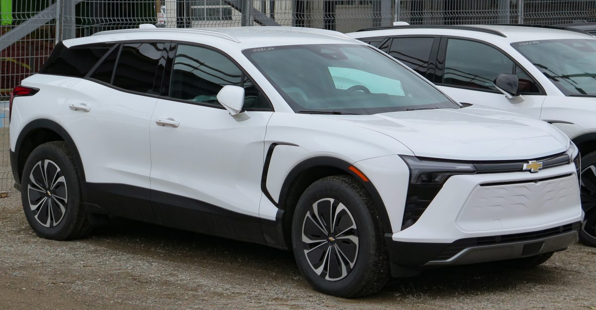 Chevrolet Blazer EV 2LT AWD photographed in Sault Ste Marie Ontario Canada