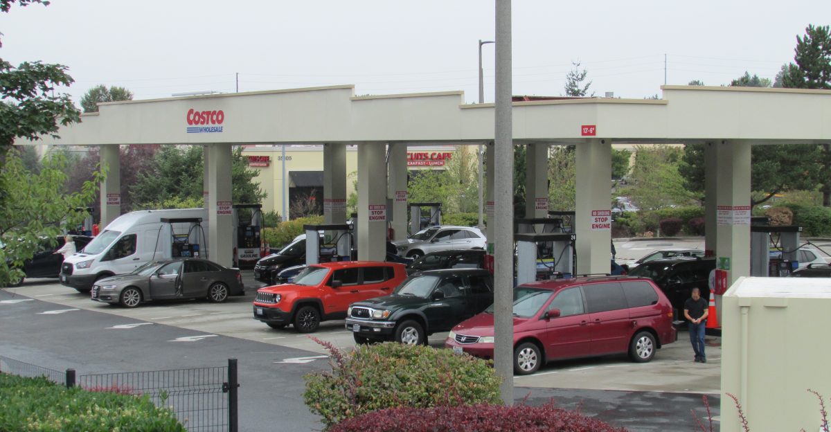 Costco Gas Station at Campus Square Shopping Center