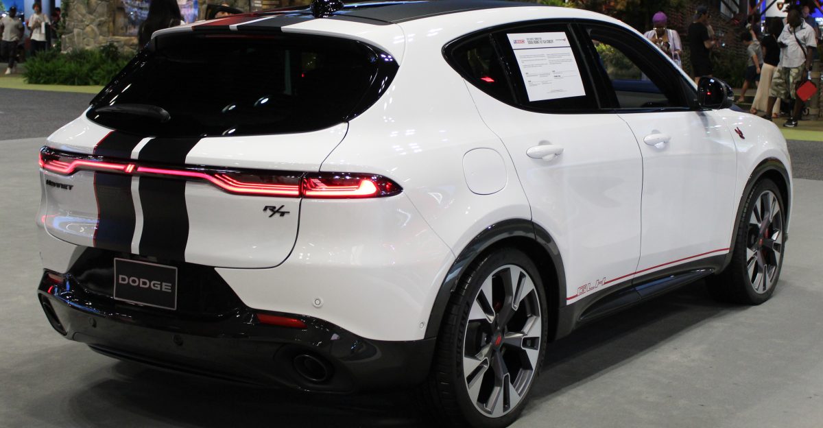 A 2023 Dodge Hornet R T GLH Concept photographed during the 2023 New York International Auto Show inside the Javits Convention Center at Hudson Yards New York