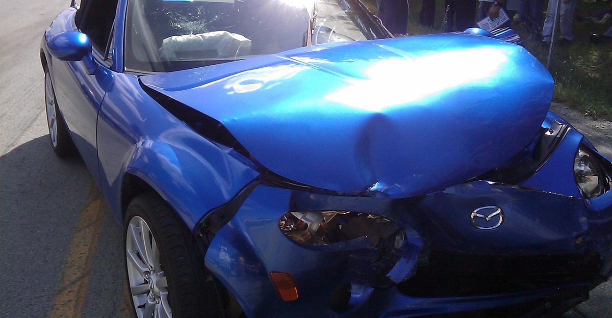 car accident crash crashed smash smashed auto automobile damage vehicle wreck car wallpapers broken collision wreckage dent crush crushed hood repair emergency drunk driving bumper blue car blue emergency
