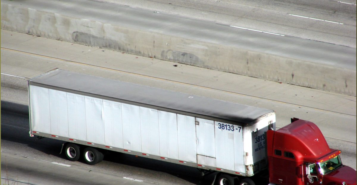 1 in a multiple picture set Just below Panorama Point in Redlands CA I caught this eastbound truck on I-10 I ve always thought that cross-county trucking would be fun but I m sure it is not