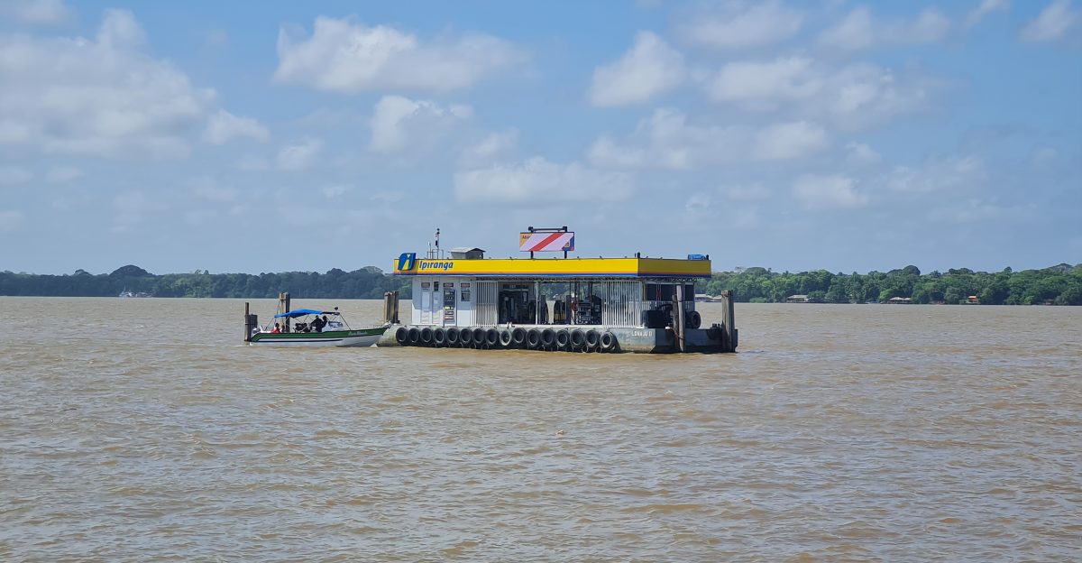 Floating Fuel Station Ipiranga in Bel m Par Brazil