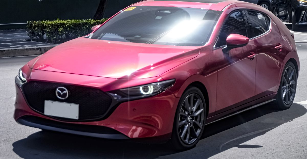 Soul Red Crystal Mazda3 BP 2 0 HEV Fastback