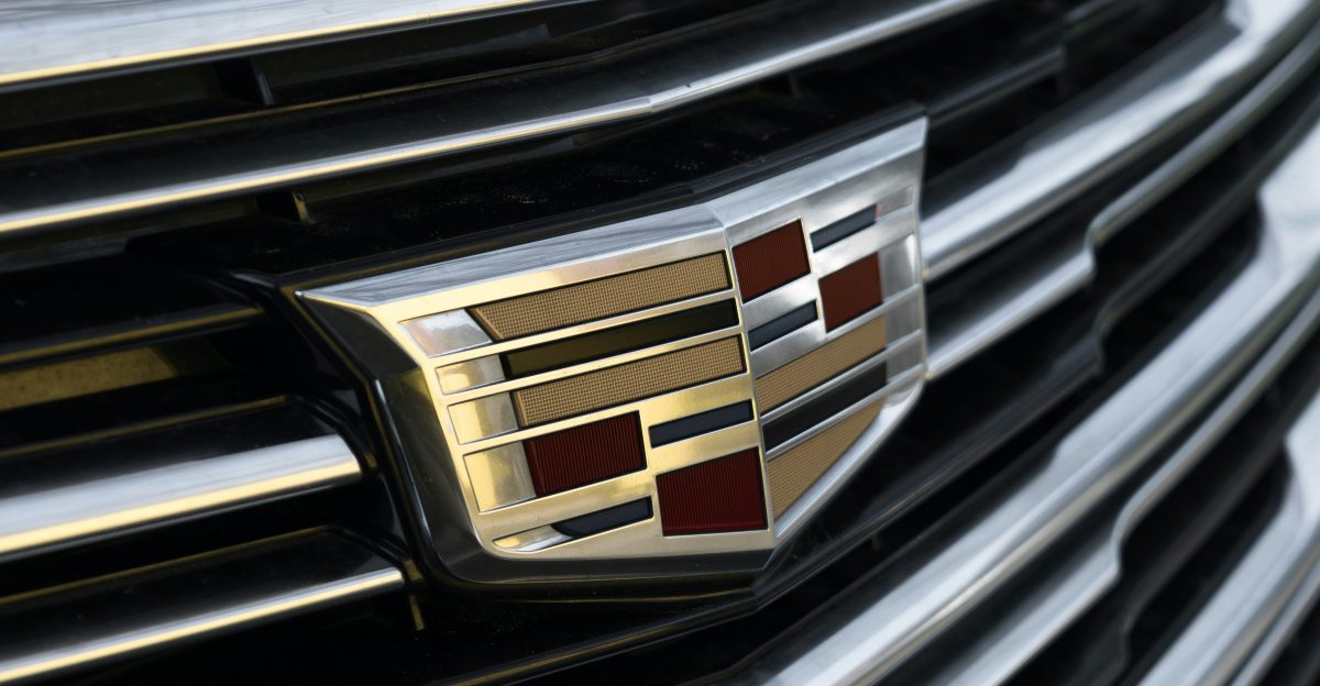 a close up of a car s grill